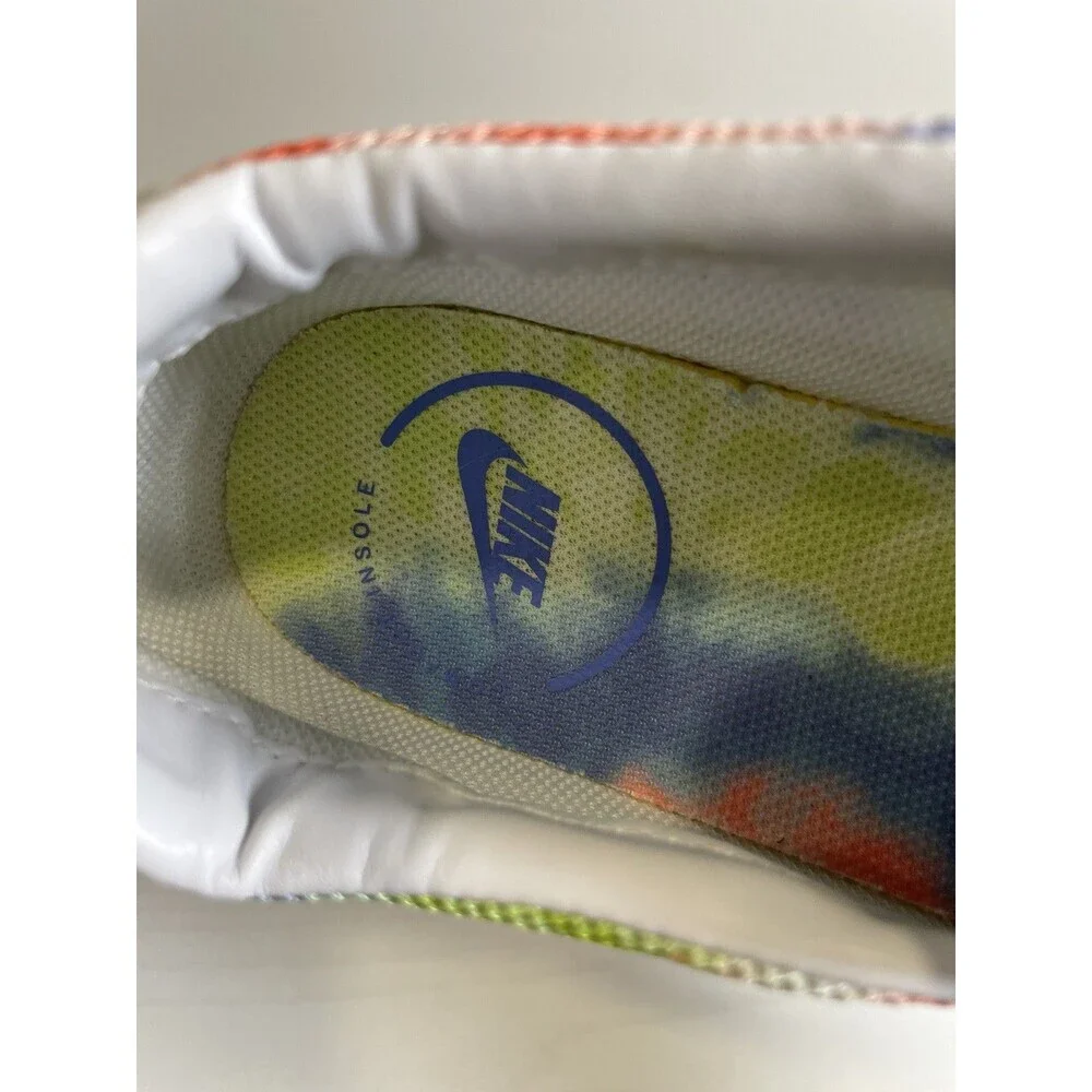 Nike Women's Size 11 Court Legacy CZ1752-900 Multicolor Tie Dye Slip On Sneakers